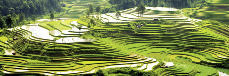 阳光下的自然风景农村梯田农田土地摄影图,高清,摄影图,摄影图片,图片大全,摄影图免费下载